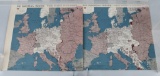 WWII 1944 OSS RESTRICED MAPS - EUROPEAN FRONTS