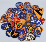 ASSORTED ARMY AIRFORCE, CAVALRY & GHOST PATCHES