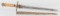 C1790 - 1820 BONE HANDLED DIRK - STILETTO KNIFE