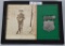 SPAN AM WAR CABINET CARD PHOTO - COUNTY BADGE IOWA