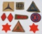 WWI LOT OF U.S. ARMY DIVISION & REGIMENT PATCHES