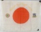 WWII JAPANESE FLAG HAND PAINTED 24TH DIV 19TH INF