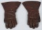 WWII BRITISH LEATHER FLYING GLOVES