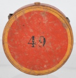 WAR OF 1812 PAINTED CANTEEN - CONTINENTAL GUARDS