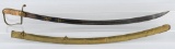 1812 MOUNTED ARTILLERY SWORD MARKED AW SPIES