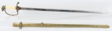 1820 INFANTRY OFFICER SWORD & SCABBARD
