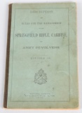 1882 BOOK - MGMT OF SPRINGFIELD RIFLE CARBINES ETC