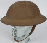 WWI U.S. 6TH DIVISION PAINTED M-1917 HELMET