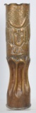 WWI TRENCH ART DOUBLE HEADED EAGLE - FRENCH SHELL