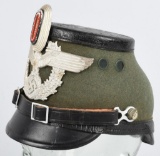 WWII NAZI GERMAN M36 POLICE HELMET SHAKO