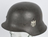 WWII NAZI GERMAN M 42 SINGLE DECAL ARMY HELMET