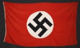 WWII LARGE NAZI GERMAN PARTY FLAG