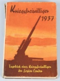 WWII NAZI GERMAN BOOK - LEGION CONDOR DIARY