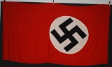 WWII NAZI GERMAN LARGE NSDAP FLAG