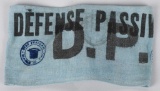 WWII NAZI GERMAN FRENCH OCCUPATION D.P. ARMBAND
