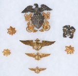 WWII U.S.NAVY WINGS & INSIGNIA GROUPING