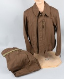 WWII JAPANESE ARMY 2 PIECE SUMMER FLIGHT SUIT MINT