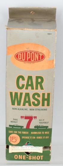 VINTAGE DUPONT "7" CAR WASH STORE DISPLAY BOX