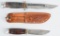 2- MARBLES KNIVES HUNTER & PREWAR SPORTS