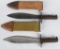 WWI US M 1917 BOLO KNIFE LOT