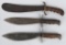 WWI BOLO KNIFE LOT M1917 & ,1904