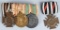 WWI IMPERIAL AUSTRIAN AND GERMAN MEDAL BAR LOT (2)