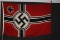 WWII NAZI GERMAN WOOL KRIEGSMARINE FLAG