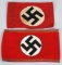 WWII NAZI GERMAN ARMBAND LOT - NSDAP & ORTS