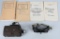 WWII US LOT INCLUDING N-6 CAMERA, GOGGLES MANUALS