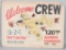 WWII US ARMY AAF 120TH BOM SQUADRON REUNION POSTER