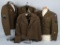WWII U.S. ARMY EUROPEAN THEATER UNIFROM LOT (4)