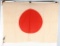 WWII JAPANESE FLAG WITH KANJI - LARGE SIZE