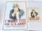 VIETNAM US UNCLE SAM I WANT YOU RECRUITING POSTERS