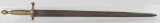 CIVIL WAR SHORT SWORD MADE FROM M1840 NCO