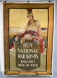 WWI BRITISH NATIONAL WAR BONDS POSTER 37.5