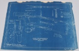 WWI 1918 DRAWING - BLUEPRINT FOR COLT M1911 STOCK