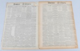 1883 DENVER TRIBUNE NEWSPAPERS - FRANK JAMES TRIAL