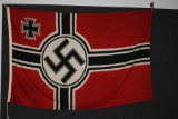 WWII NAZI GERMAN WOOL KRIEGSMARINE FLAG