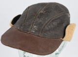 WWII U.S. ARMY AIR FORCE AAF B-2 SHEEPSKIN CAP