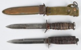 WWII U.S. M 3 FIGHTING KNIFE & THEATER MADE KNIFE