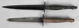 WWII BRITISH FAIRBAIRN SYKES FIGHTING KNIFE LOT