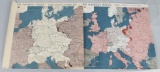WWII 1945 OSS RESTRICTED MAPS (2) EUROPEAN FRONT