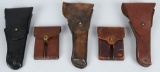 U.S. M1911 PISTOL HOLSTER AND MAGAZINE POUCH LOT