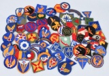 WWII U.S. ARMY AND A.A.F. PATCH LOT (75)