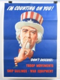 WWII U.S. UNCLE SAM 