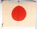 WWII JAPANESE FLAG WITH KANJI - LARGE SIZE