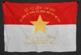 VIETNAM WAR NVA FLAG 1968 - UNIT MARKED