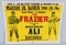 1974 FRAZIER & ALI FIGHT BOXING POSTER