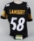 Jack Lambert Steelers signed black jersey