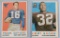 1959 TOPPS JIMMY BROWN & FRANK GIFFORD